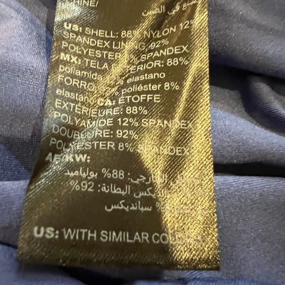 WHBM NWOT Blue Dress Size 2 - Picture 7 of 11